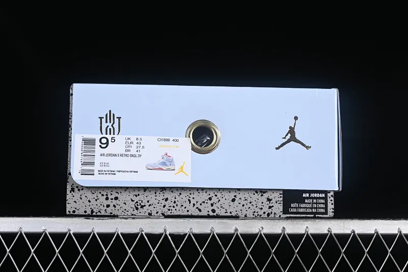 All categories Air Jordan Jordan series basketball shoes Air Jordan 5 Z version Trophy Room x Air Jordan 5 Ice Blue AJ5 Joe 5 joint ice blue CI1899-400